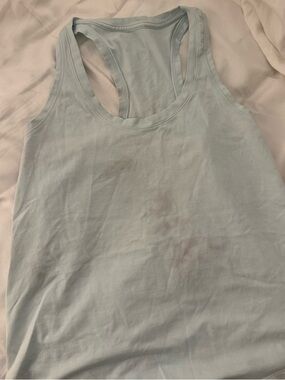 Lululemon Light Blue Racerback Tank Top